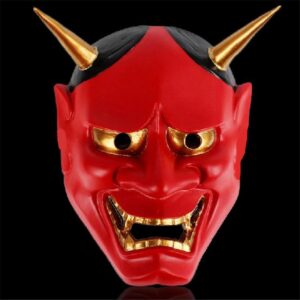 Masque Japonais Hannya Rouge Sang