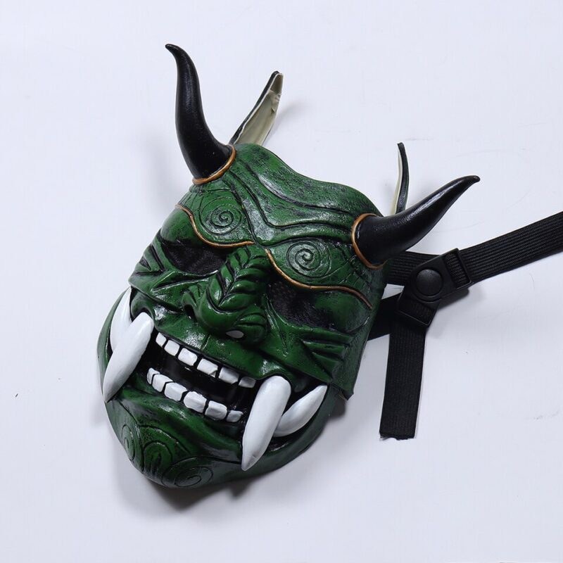 Masque Japonais Oni Vert