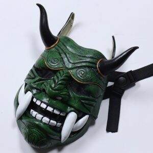 Masque Japonais Oni Vert