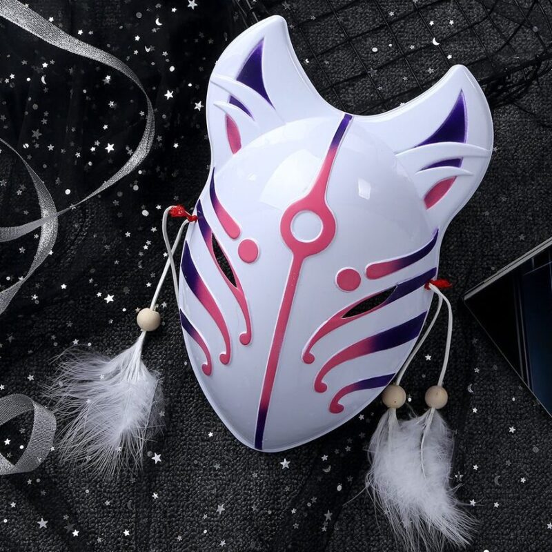 Masque Japonais Kitsune Long