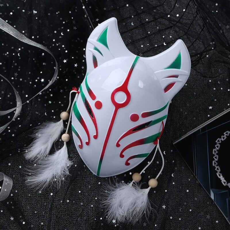 Masque Japonais Kitsune Allongé