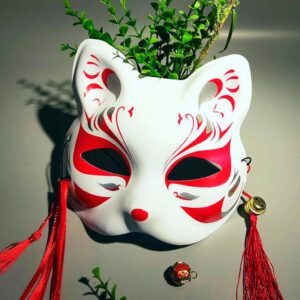 Masque Japonais Kitsune Le Trompeur