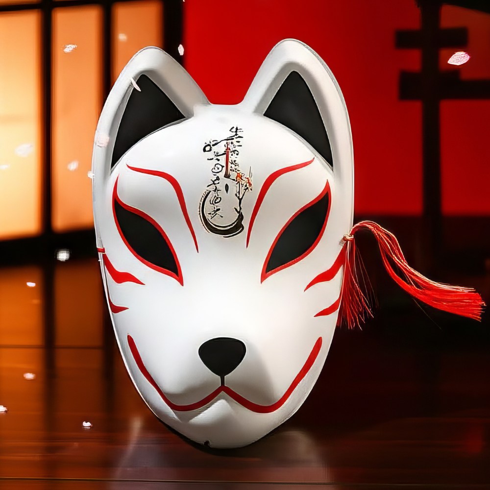 Masque Japonais Kitsune Habile