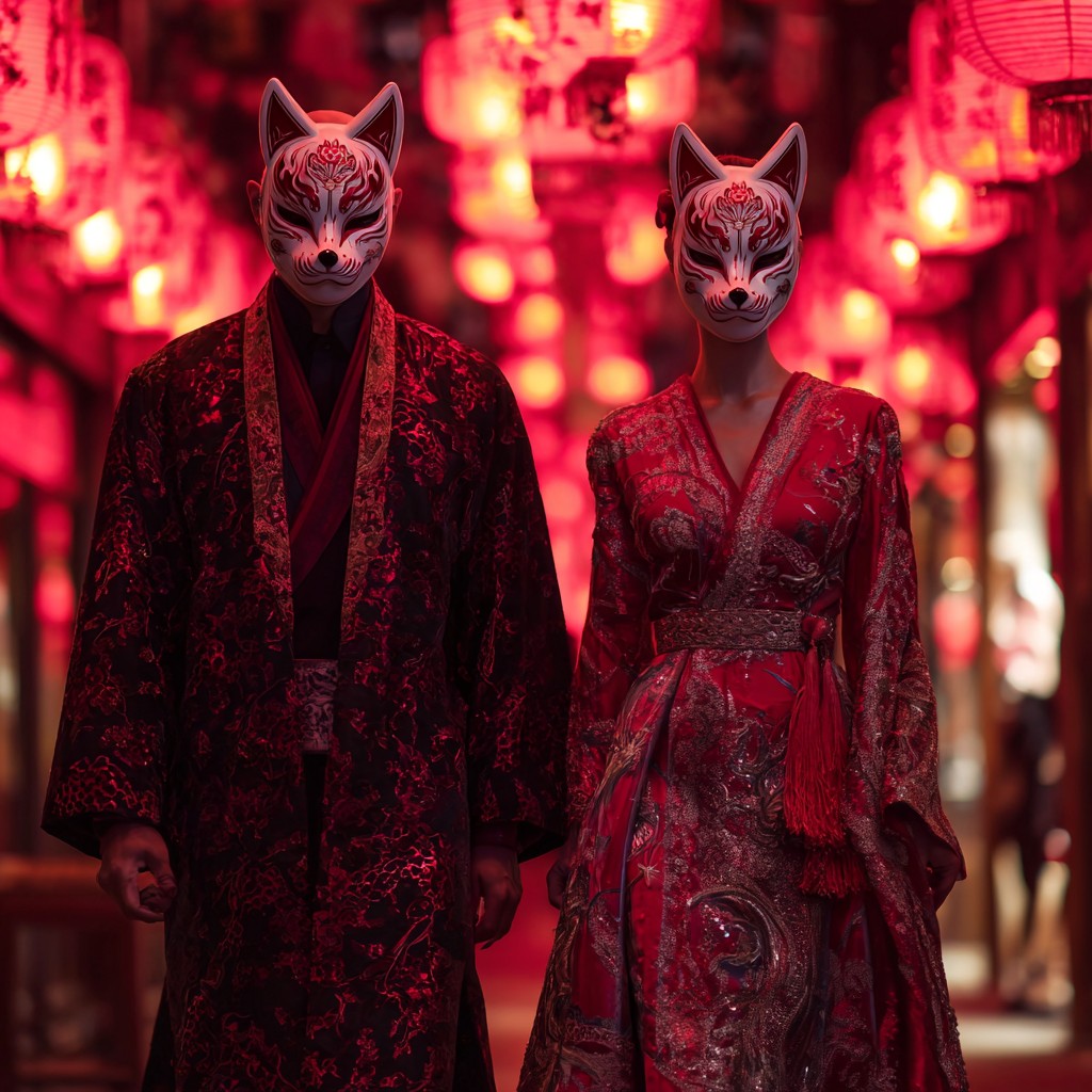 Les Masques Kitsune : entre mythe shinto et art vivant