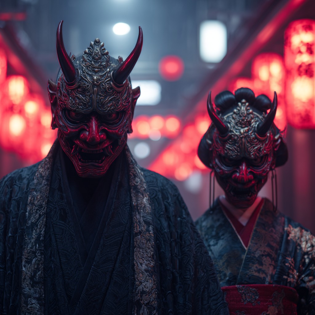 Les Masques Oni : quand le démon devient figure tutélaire