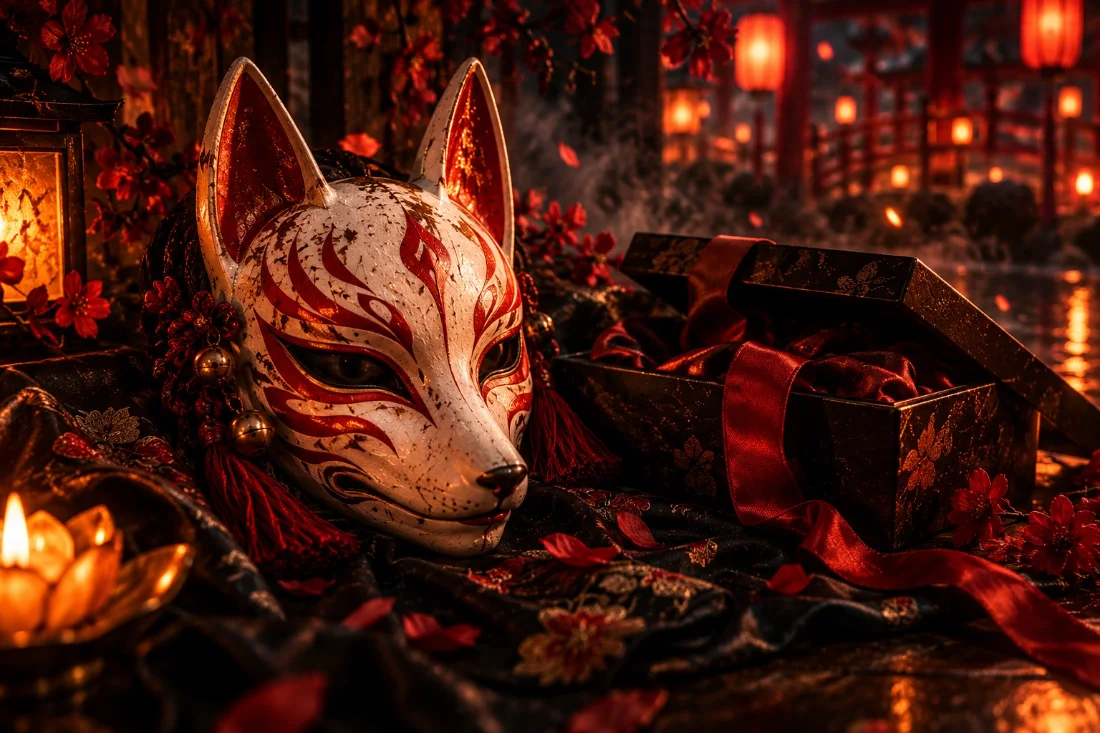 Idée cadeau : masque japonais Kitsune