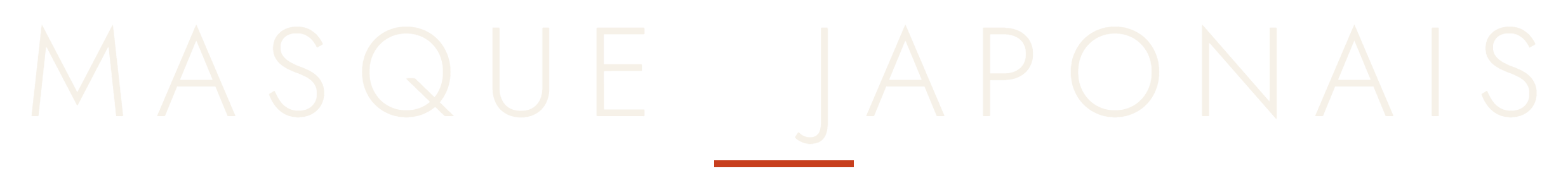 Masque Japonais